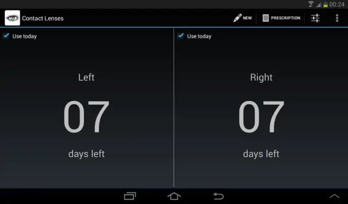 Contact Lenses android App screenshot 0