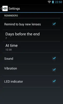 Contact Lenses android App screenshot 1